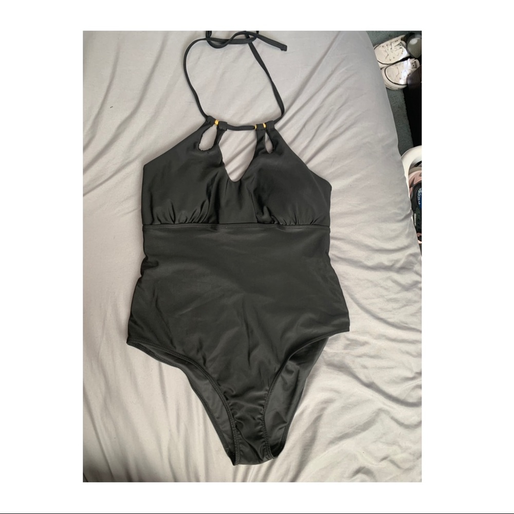 Black Keyhole Swimsuit
